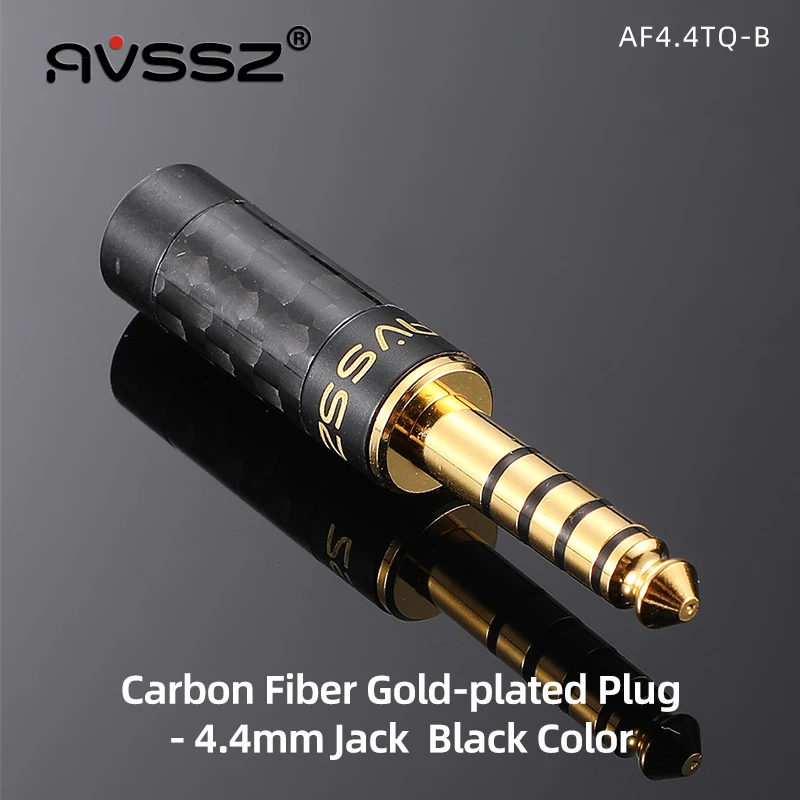 AVSSZ Carbon Fiber 3.5mm Jack Stereo Headphone Plug - Straight/Angle, 3/4/5 Poles, DIY Repair & Replacement (2.5mm, 4.4mm) Description Image.This Product Can Be Found With The Tag Names Computer Cables Connecting, Computer Peripherals, PC Hardware Cables Adapters, Straight angle plug