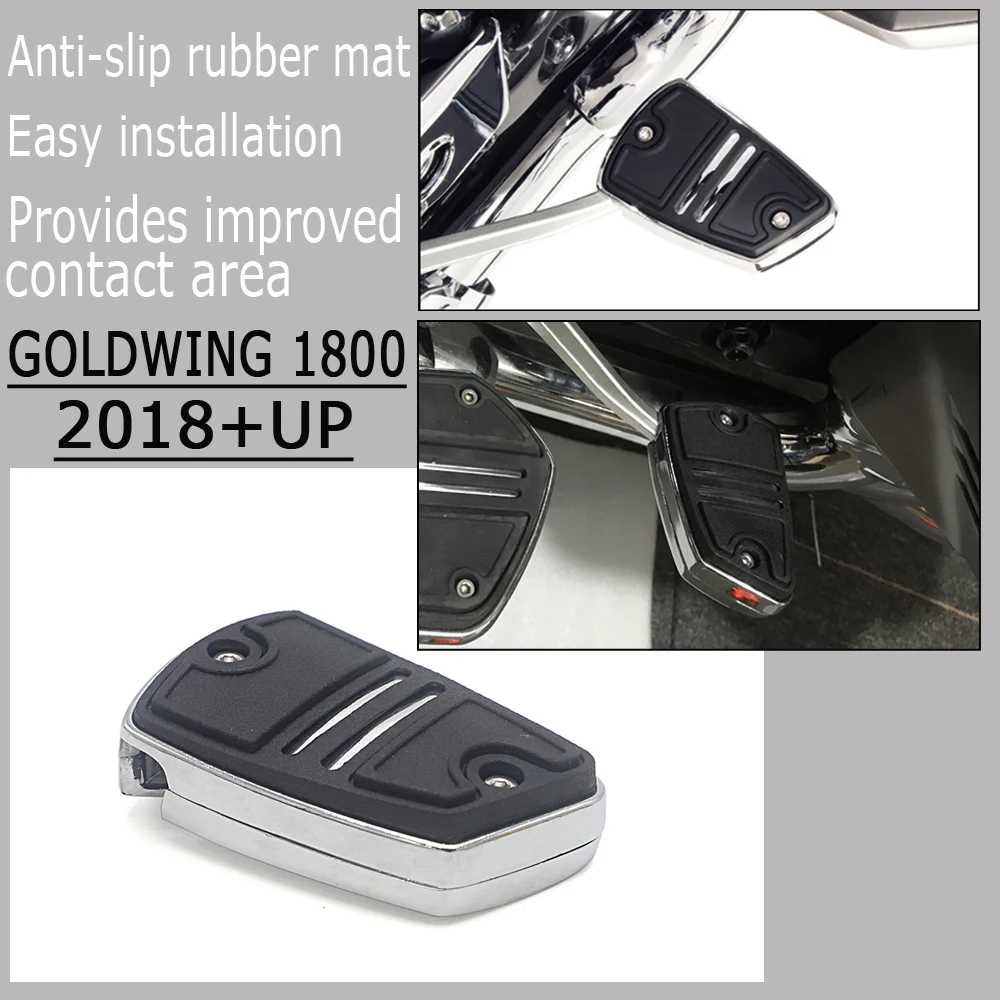 

Motorcycle Chrome Brake Pedal Cover For Honda Goldwing 1800 F6B GL1800 2018 2019 2020 2021 Motorcycle Accessories