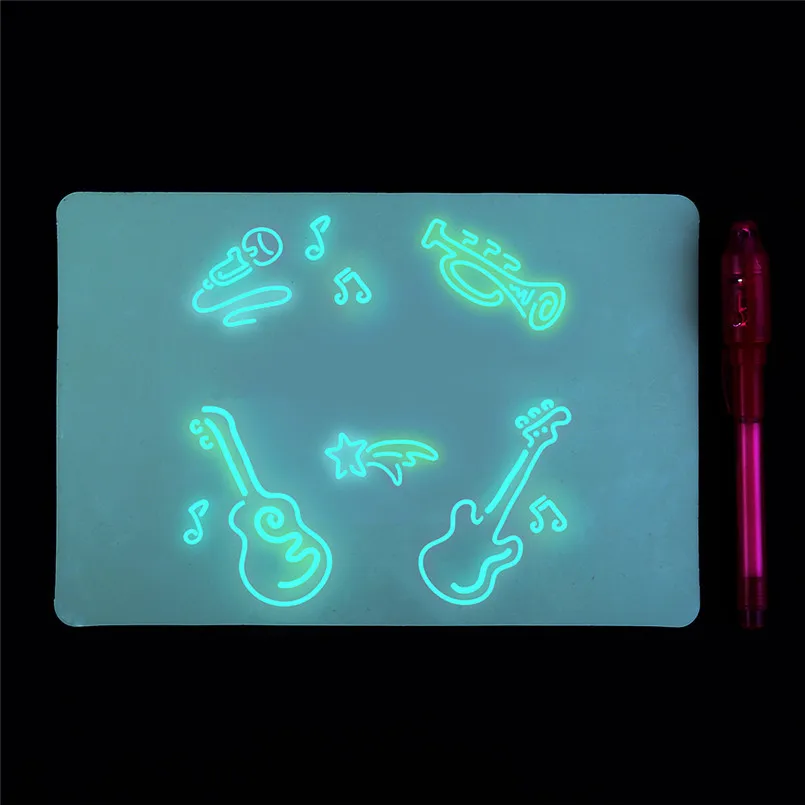 Draw With Light Fun painting board luminous board children's luminous
