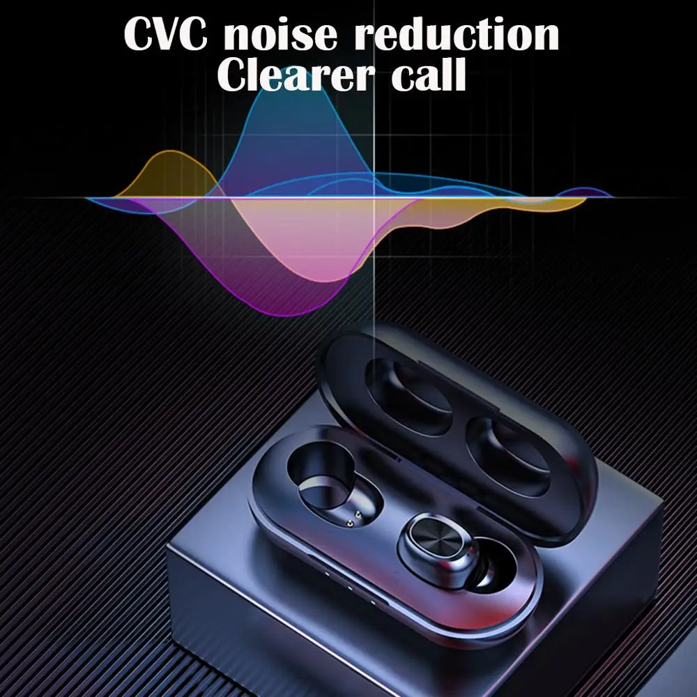 TWS Bluetooth наушники мини-вкладыши с микрофоном power Charge Box беспроводные 3D стерео наушники гарнитура для воспроизведения музыки для Xiaomi iPhone