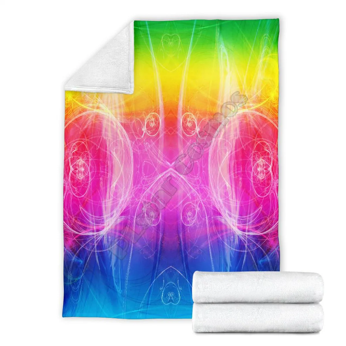 

Circular Daze Tie Dye Fleece Blanket 3D full printed Wearable Blanket Adults/kids Fleece Blanket HOME ACCESSORIES