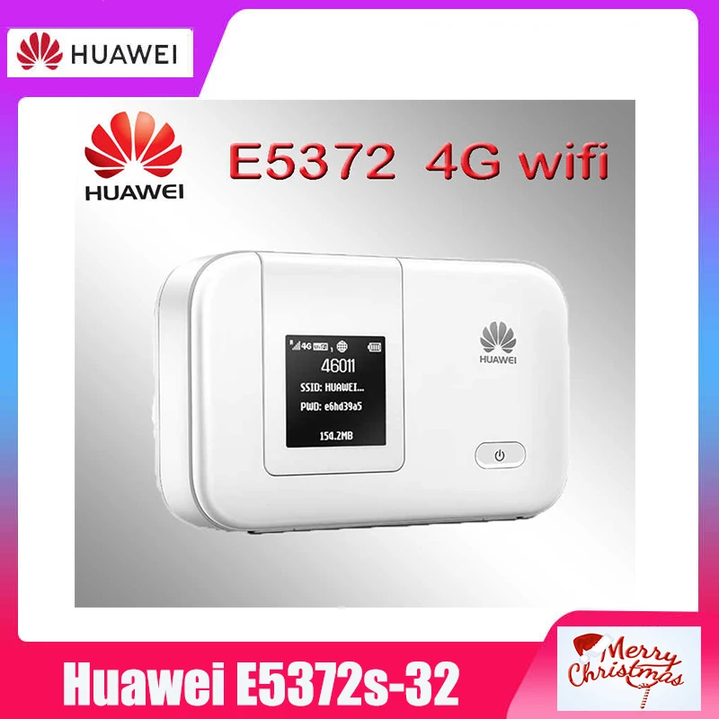 

Unlocked Huawei E5372 E5372s-32 4G LTE Cat4 Mobile Pocket Hotspot WiFi Router