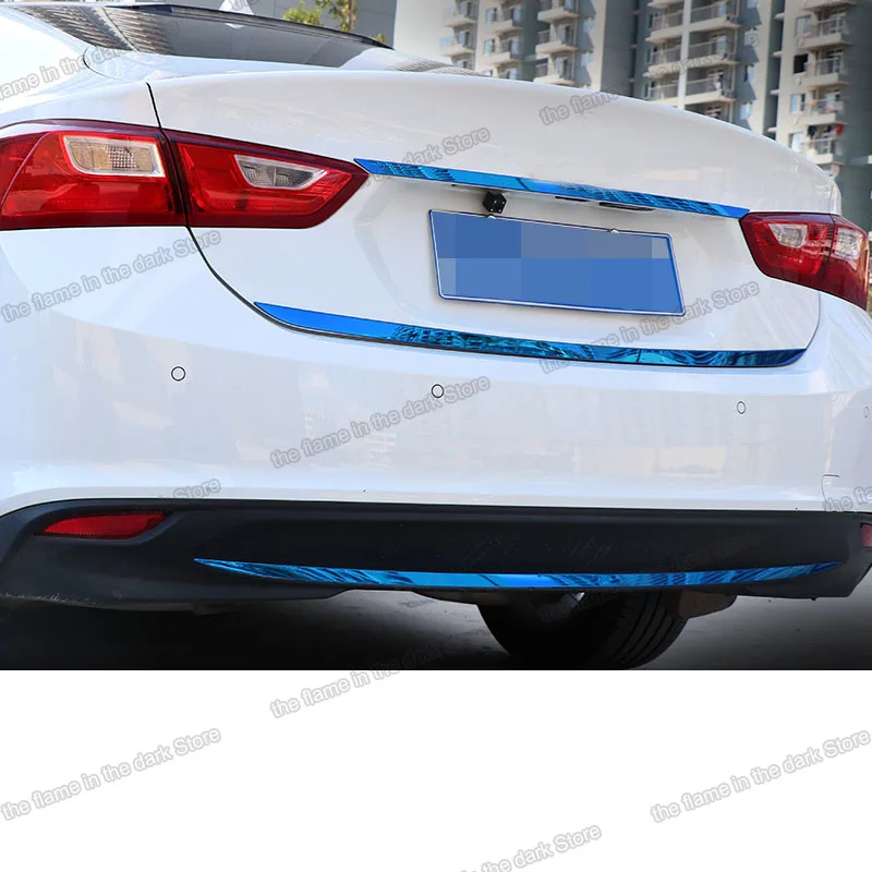 Полоса багажника из нержавеющей стали Lsrtw2017 для Chevrolet Malibu 2016 2017 2018 2019 2020
