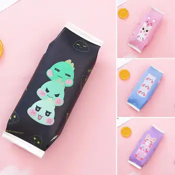 

1pcs Kawaii Pencil Cases Simple Cartoon Small School Pencilcase School Stationery Bag Pencil Pencil Box Supplies F2G8