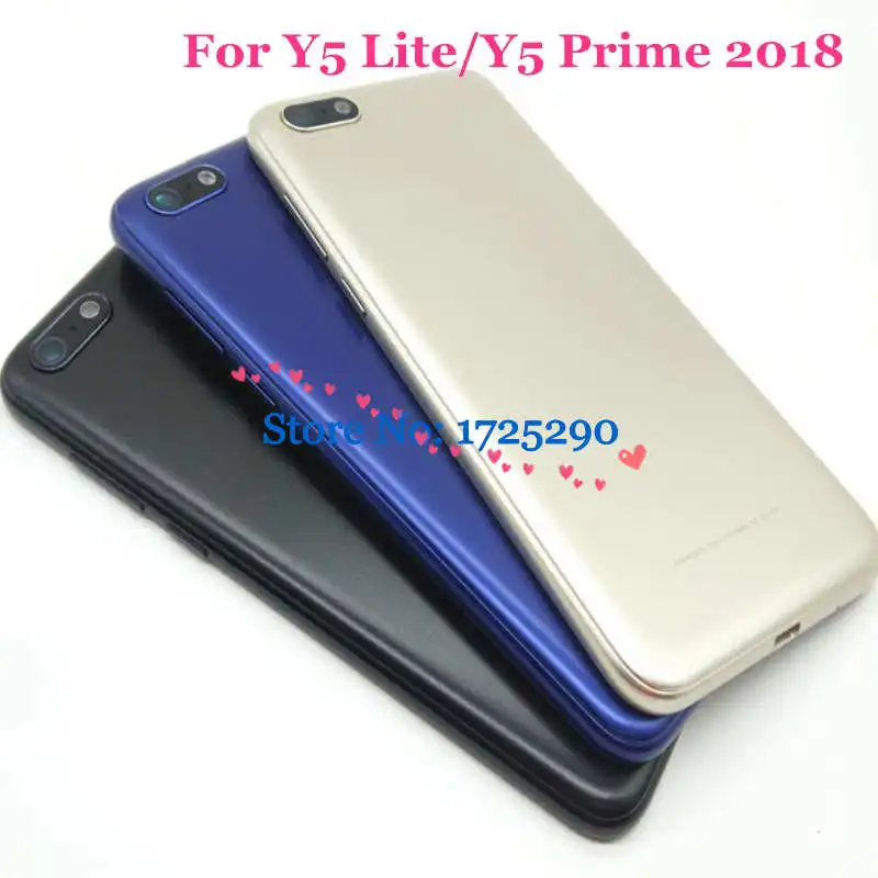 Задняя крышка батарейного отсека задняя корпус средняя рамка для Huawei Y5 Lite Prime 2018