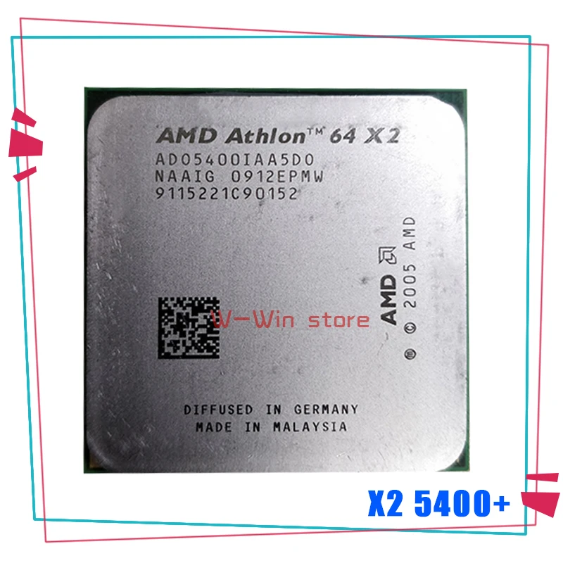 Двухъядерный процессор AMD Athlon X2 5400 + 2 8 ГГц разъем для процессора AM2 940pin|Процессоры|