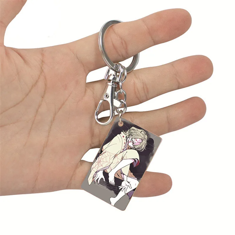 Аниме демон убийца Kimetsu без Yaiba камадо Tanjirou камадо Nezuko Agatsuma Zenitsu брелок-подвеска Фигурки игрушки - Цвет: Армейский зеленый