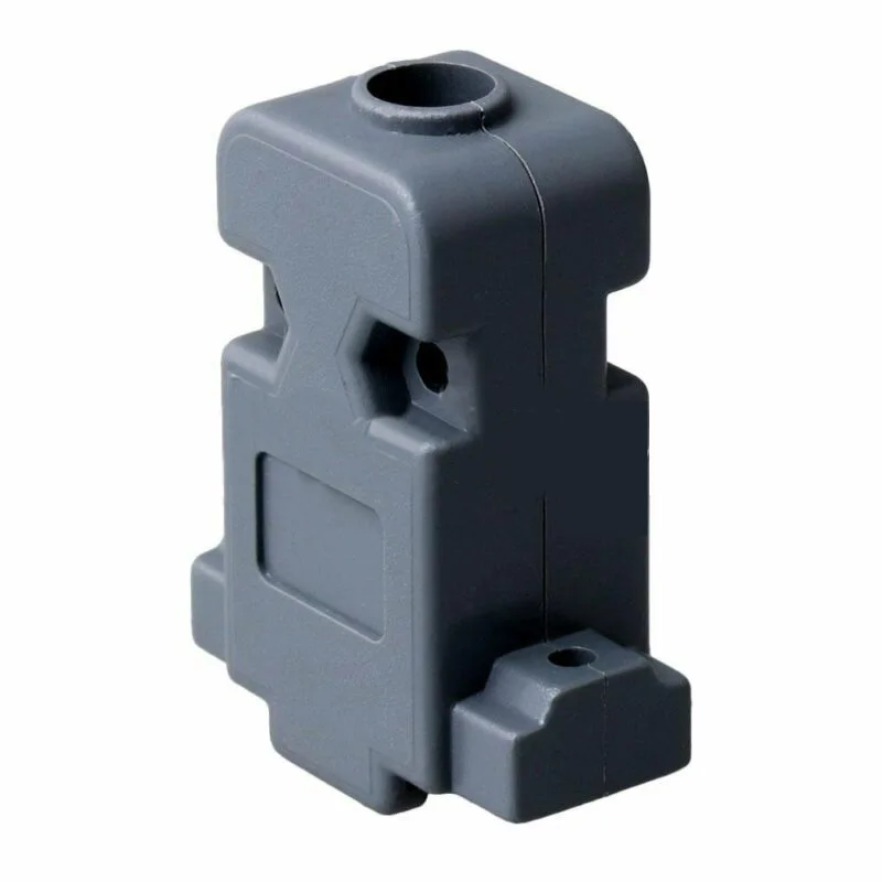 Серый DB9 штыревой Штекер D-Sub разъем для припоя комплект последовательный капюшон