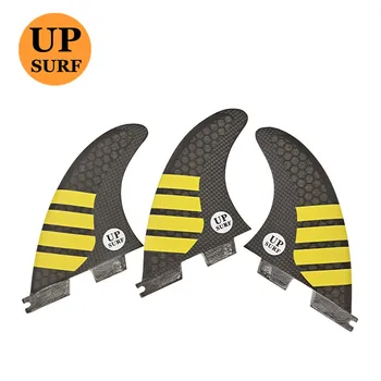 

New FCS II-G5 Fins Tri-Set Honeycomb carbon FCS2 Fin Quilhas Surf Fin Free Shipping
