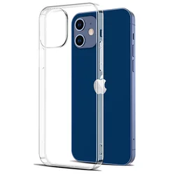 Transparent Silicone Phone Case - Soft TPU Back Cover - 6Plus 6SPlus (Clear)