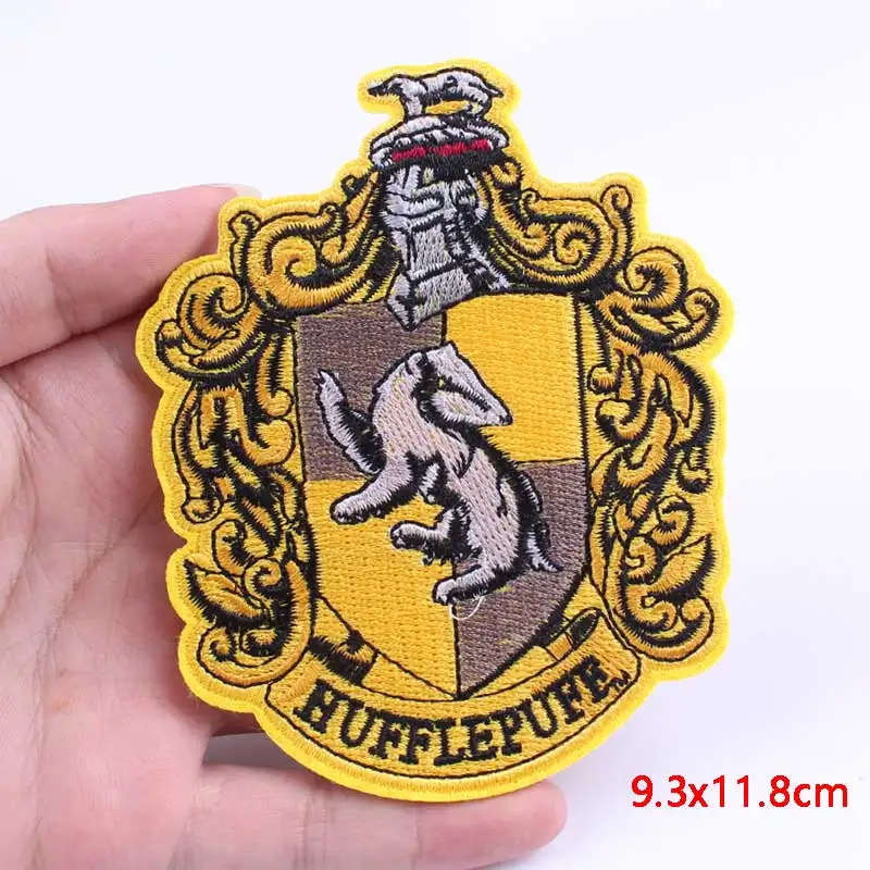 3P-PE2597CT Pulaqi наклейки для колледжа, железные нашивки для одежды, термо-Стикеры для одежды, аксессуары для одежды, вышитые нашивки, рюкзак Гарри - Цвет: 3P-PE2597CT