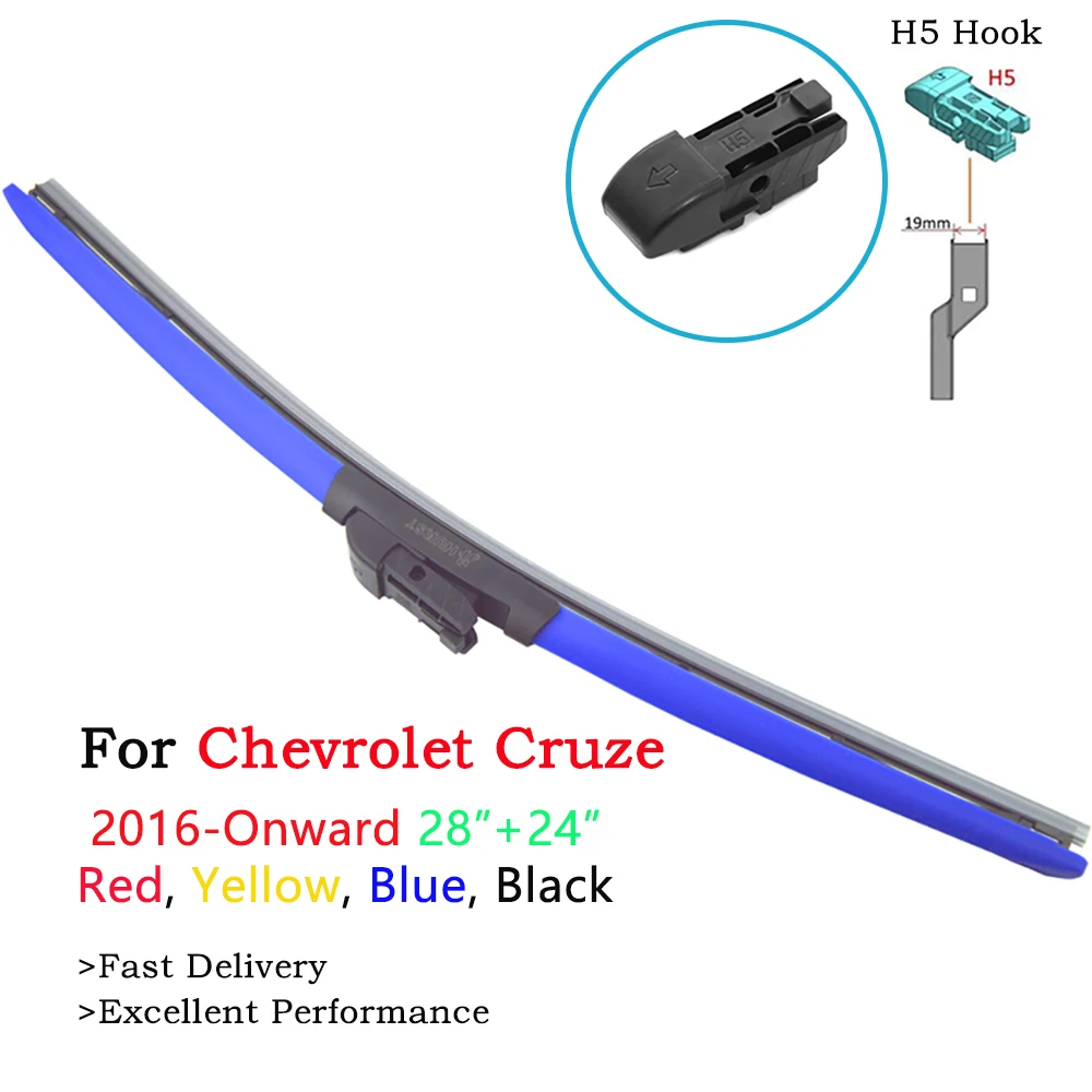 Цветной стеклоочиститель HESITE для Chevrolet Cruze хэтчбек J300 J400 RS SW модель автомобиля 2009