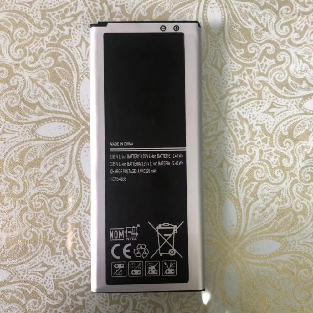 10 шт. Батарея samsung для Galaxy NOTE4 N910a N910V N910C NOTE 4 N910u N910F N910H EB-BN910BBE EB-BN910BBK NFC 3220 мАч
