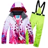 Outdoor Winter Sports Ski Suits For Women Men Ski Jacket And Trousers Snowboarding Suits Windproof Snow Jacket -30℃ Warm ► Photo 3/6