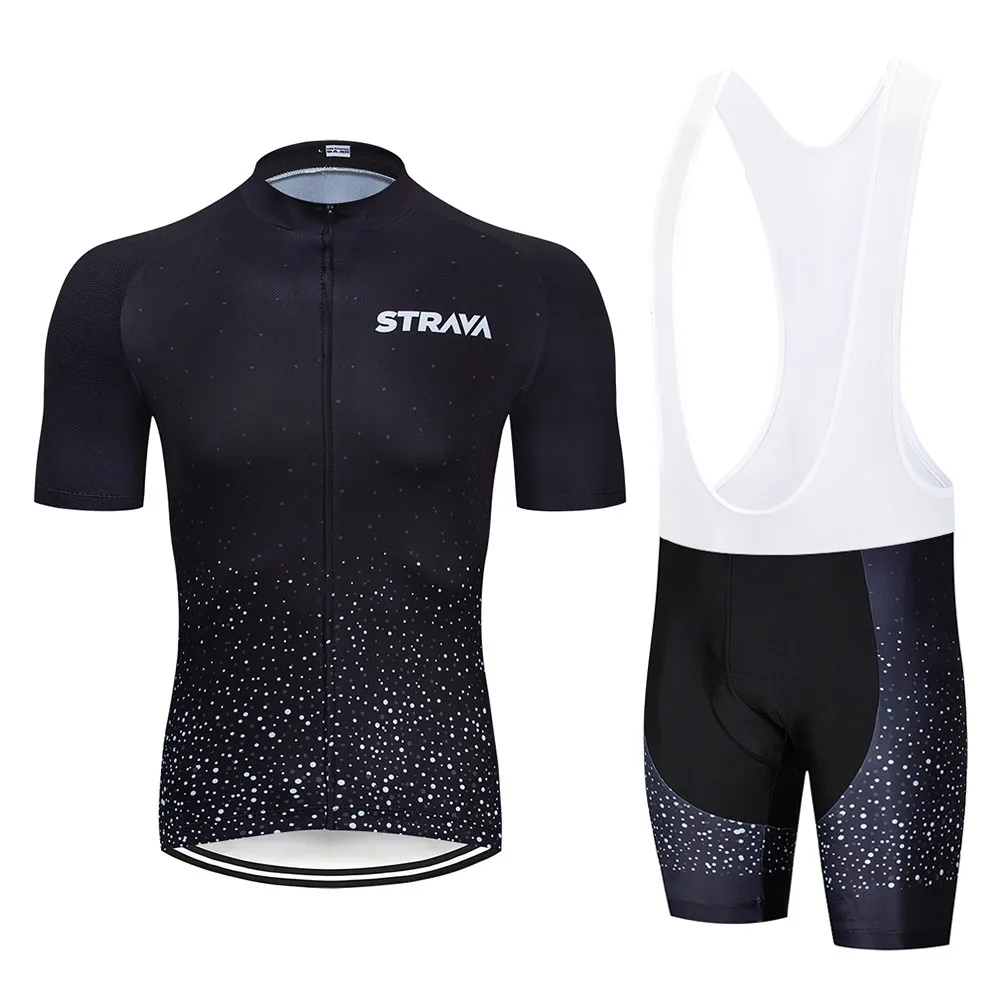 Одежда STRAVA для велоспорта, велосипедная Джерси, быстросохнущая Мужская одежда для велоспорта, летняя командная одежда для велоспорта, Джерси, гелевые велосипедные шорты, набор