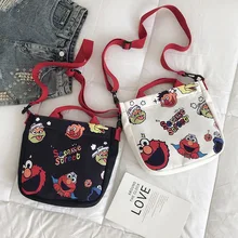 Летняя Холщовая Сумка Женская сумка новая стильная модная универсальная симпатичная сумка через плечо Повседневная широкополосная сумка