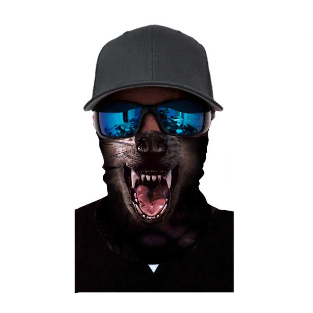 3D Face Sun Mask Neck Gaiter Balaclava Bandana Headband for Fishing Hunting  Running Motorcycling UV Protection