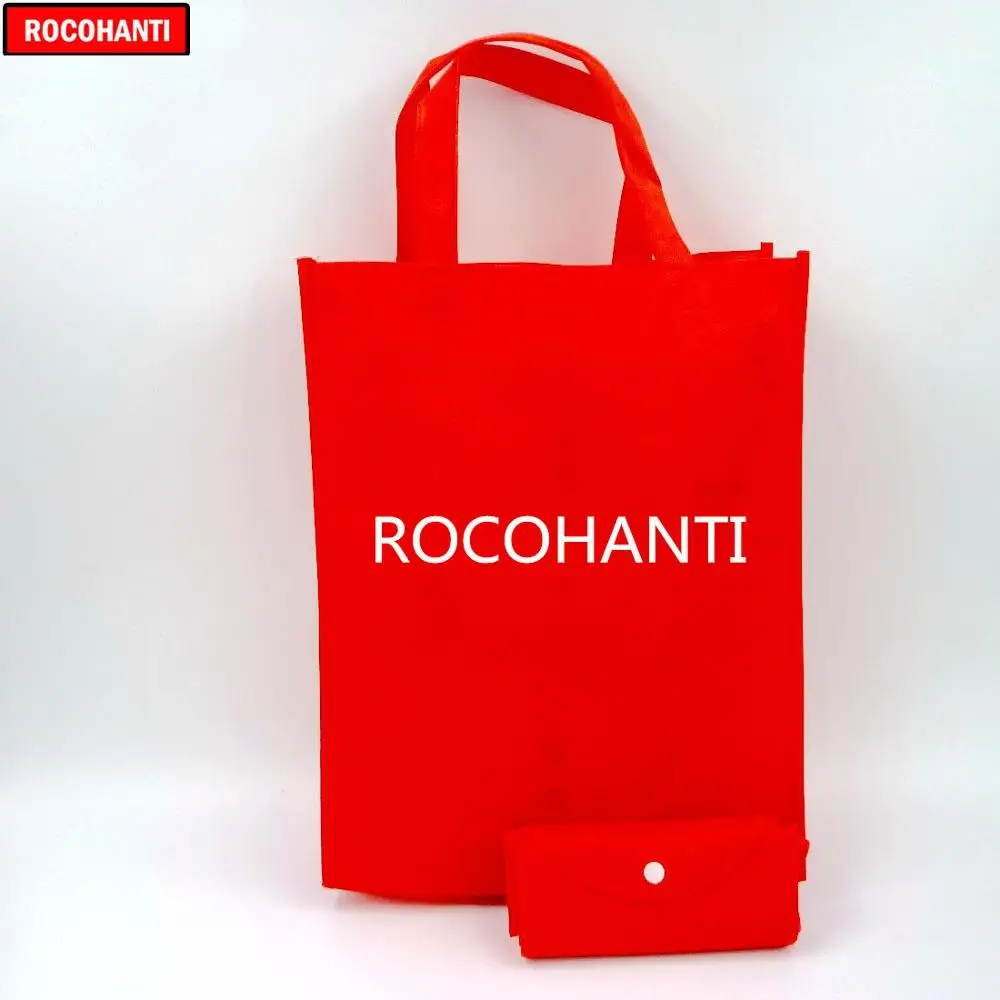 50X заказной логотип нетканый материал складной стиль сумка для покупок в супермаркете продвижение складная Нетканая Ткань сумка для переноски