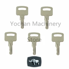 5 шт. 455 ключ зажигания для Bobcat Genie Vermeer Skyjack Snorkel вертикальный Terex RONIS ELI80-0100 ножничный подъемник