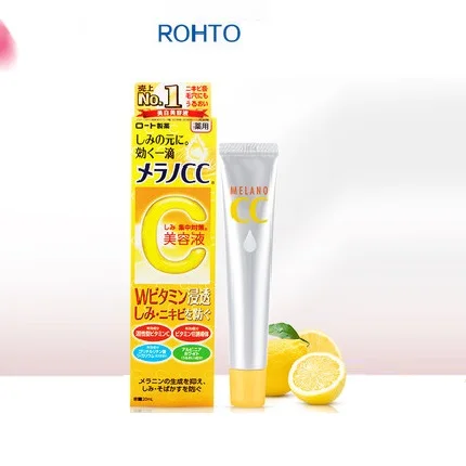 ROHTO Melano CC essence 20 мл, Ярко-белый/разбавленный pockmark