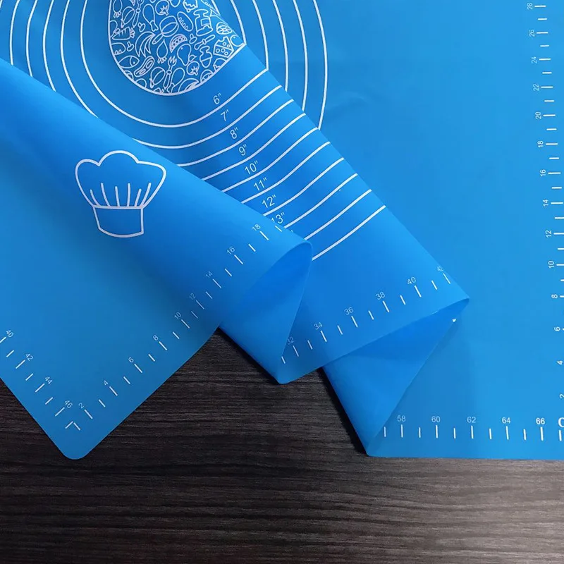 Silicone Dough Mat Bakery Measuring Dough Rolling Pad High-temperature Resistant Kitchen Breadboard Pad
