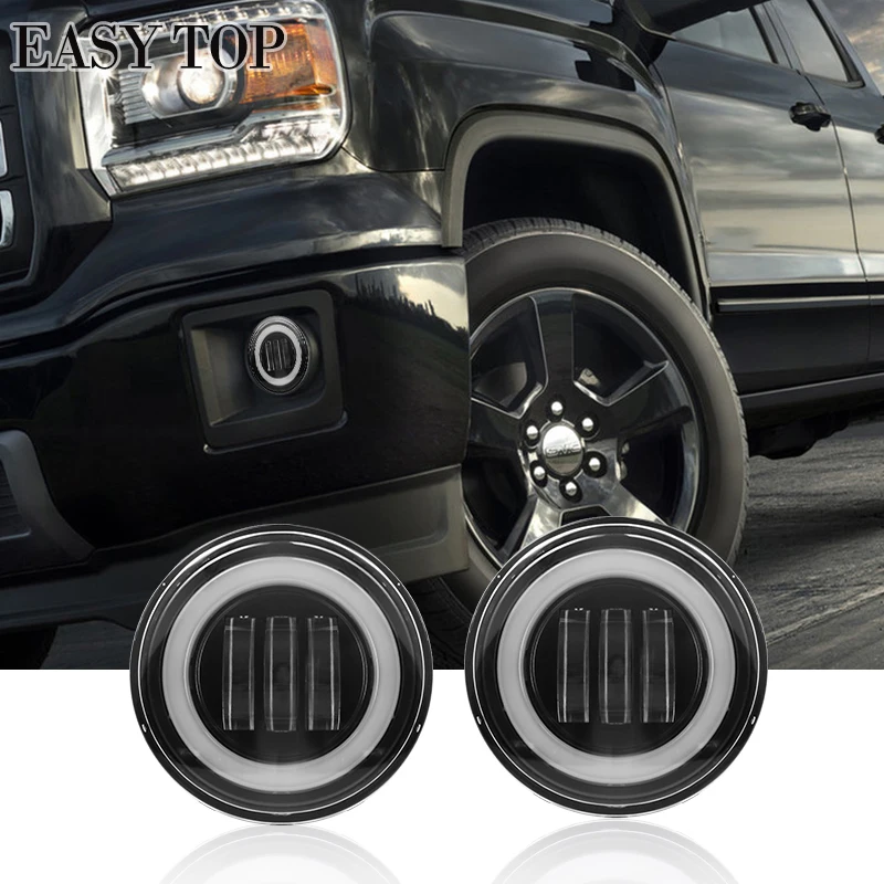 Luz LED antiniebla DRL, 15W, para avalancha, Camaro, Colorado, Silverado, etc.