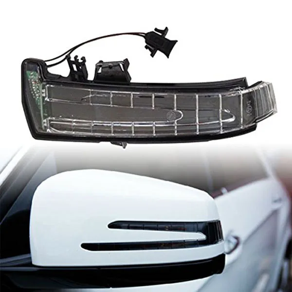 Пара Для Mercedes W204 W212 W221 Led боковое зеркало маркер указатель поворота объектив