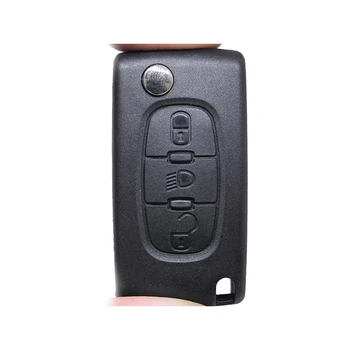

IperChiavi ICIT20 remote key Shell 3 buttons with blade HU83 battery light up without Transponder chip for Peugeot Citro