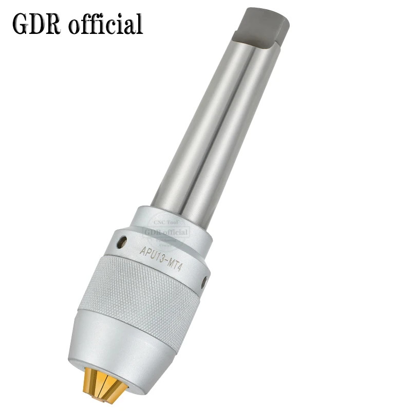 GDR MT2 MT3 MT4 MT5 C20 C25 C32 R8 APU13 APU16 automatic drilling chuck holder chuck APU13 APU16 APU self tightening drilling drill chuck tool holder