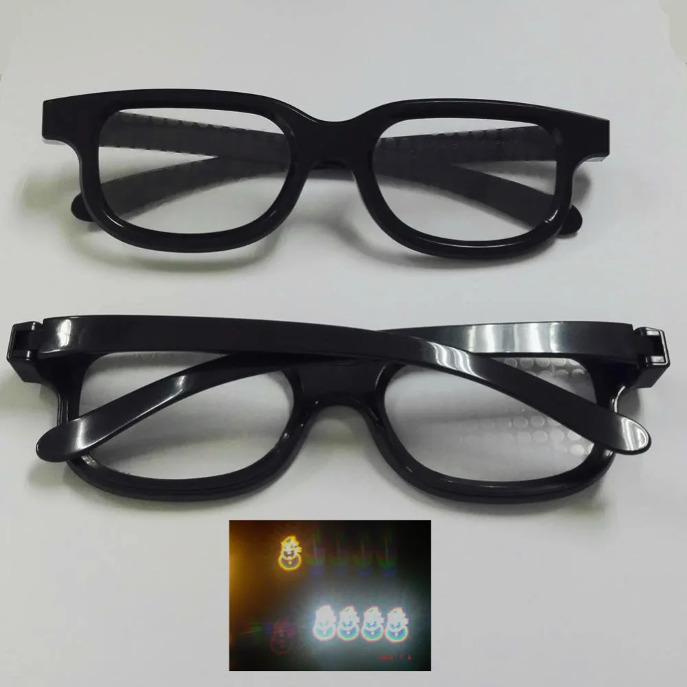 Snowman Diffraction Glasses