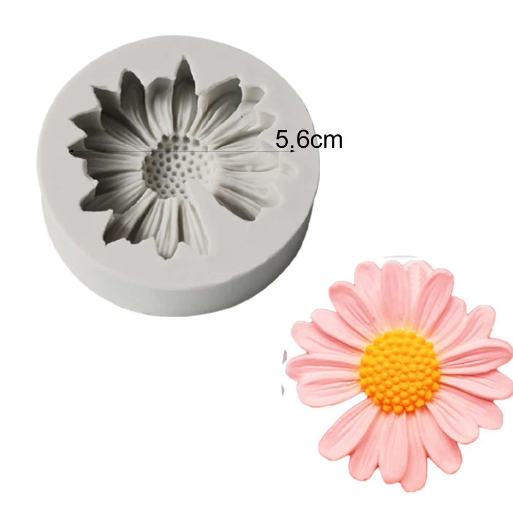 Daisy Chamomile Flower Silicone Mold for Aromatherapy, Handmade Crafts, and More