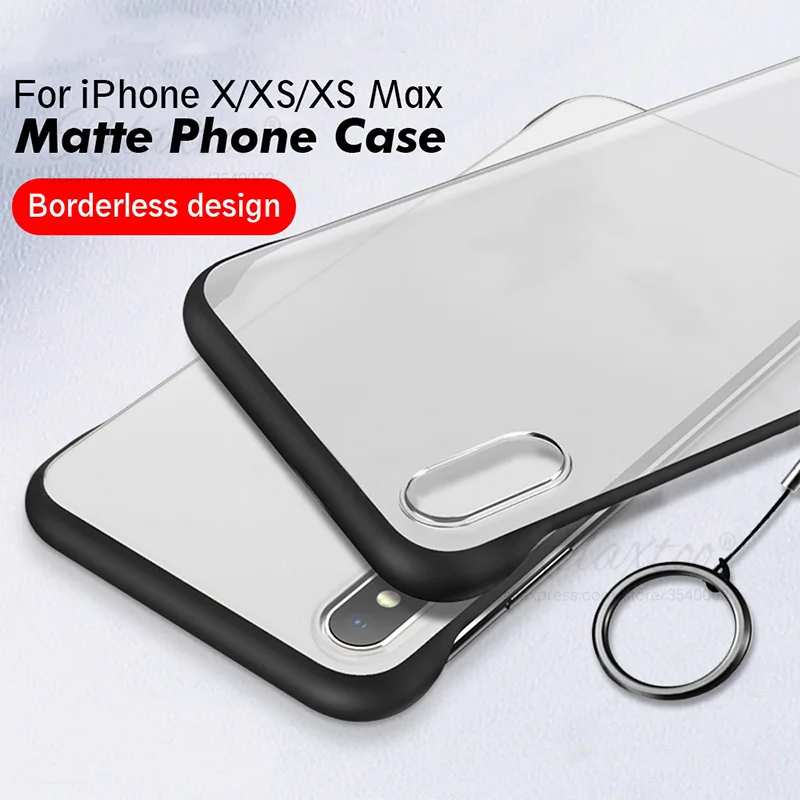 Прозрачный Акриловый чехол для телефона без бортиков IPhone X 10 XS Max Ультратонкий iPhone