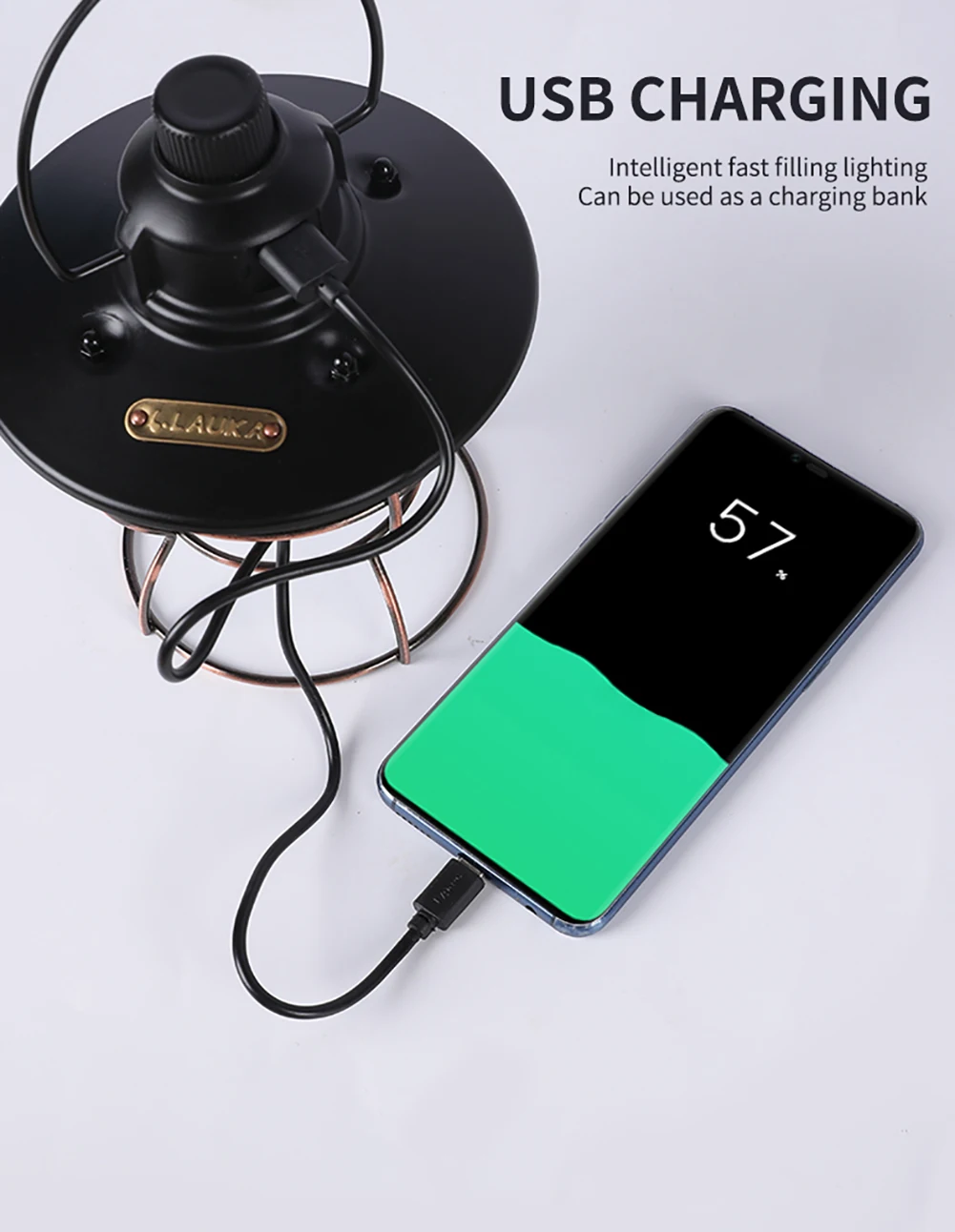 Lanterne Portable USB Rechargeable-5