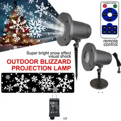 Светодиодный прожектор снежинки, Рождественский дневной свет, декоративный свет, газон, водонепроницаемый Светодиодный проекционный
