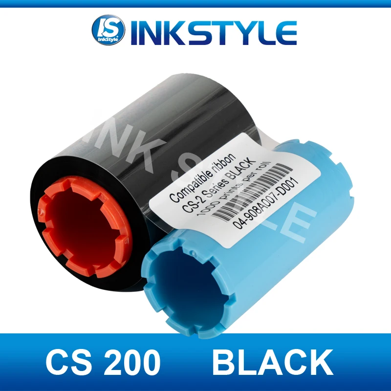 Упаковка из 10 шт. Hiti CS200 черная печатная лента 1000 печать для Hiti CS200 CS200e, CS220 карты принтера