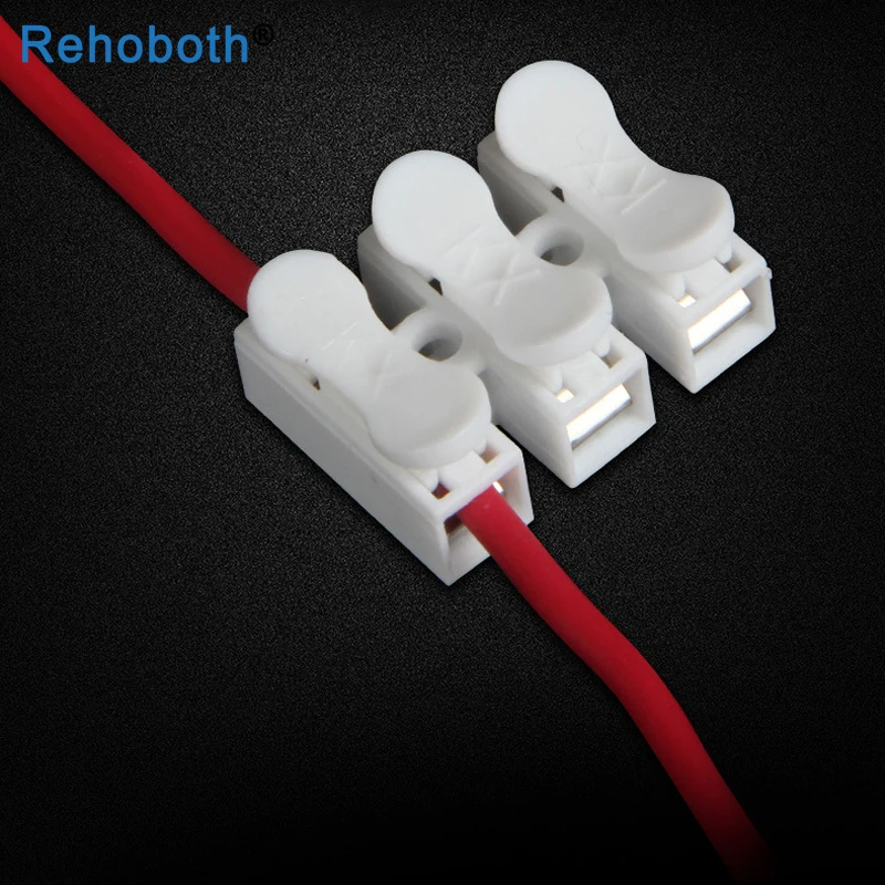 

30pcs/lot Quick Splice Lock Wire Connectors CH2 CH3 2Pins 3Pins Electrical Cable Terminals cable Connector