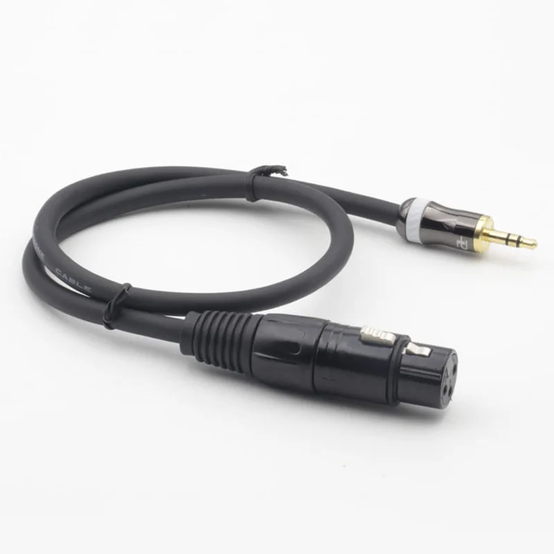 2 м XLR 6,6 Футов Jack 3,5 мм кабель для Jack аудио кабель для микшера PC динамик