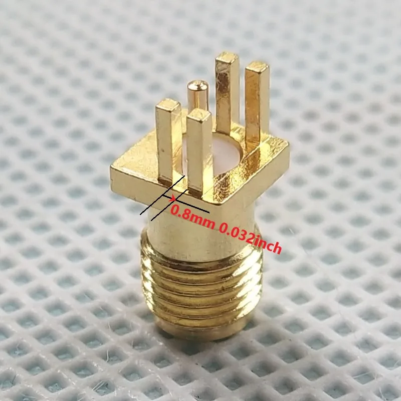 SMA Female KE Pitch RF Coaixal Connector Solder 0.8  (3)