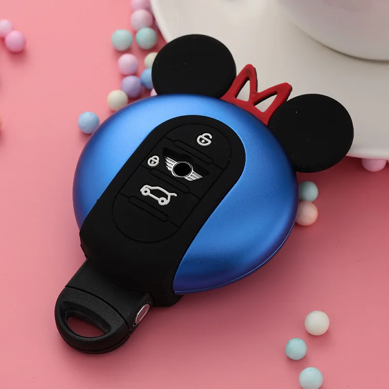 Чехол для автомобильного ключа из алюминиевого сплава Mini Cooper S One JCW F54 F55 F56 F57