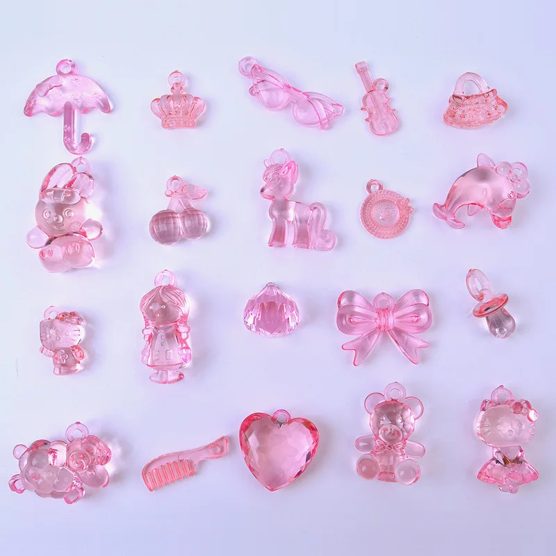

DIY Beaded Material Gemstone Pendant Cute Beaded Pendant Children's Handmade Toy Material
