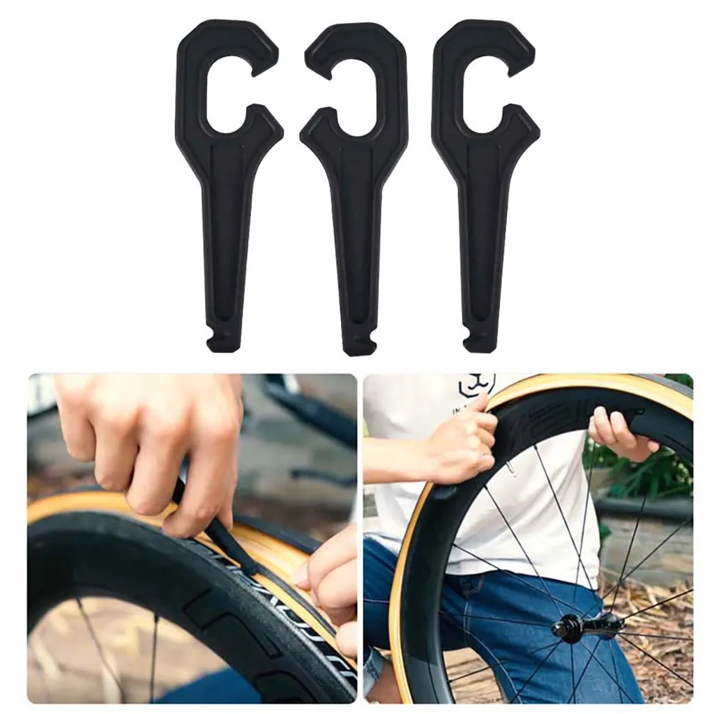 Cycling Bicycle Tyre Lever Repair Opener Breaker Tools Two-in-one Wrench Type Bicycle tool tire spoon Pry Tire tool rod#YL10