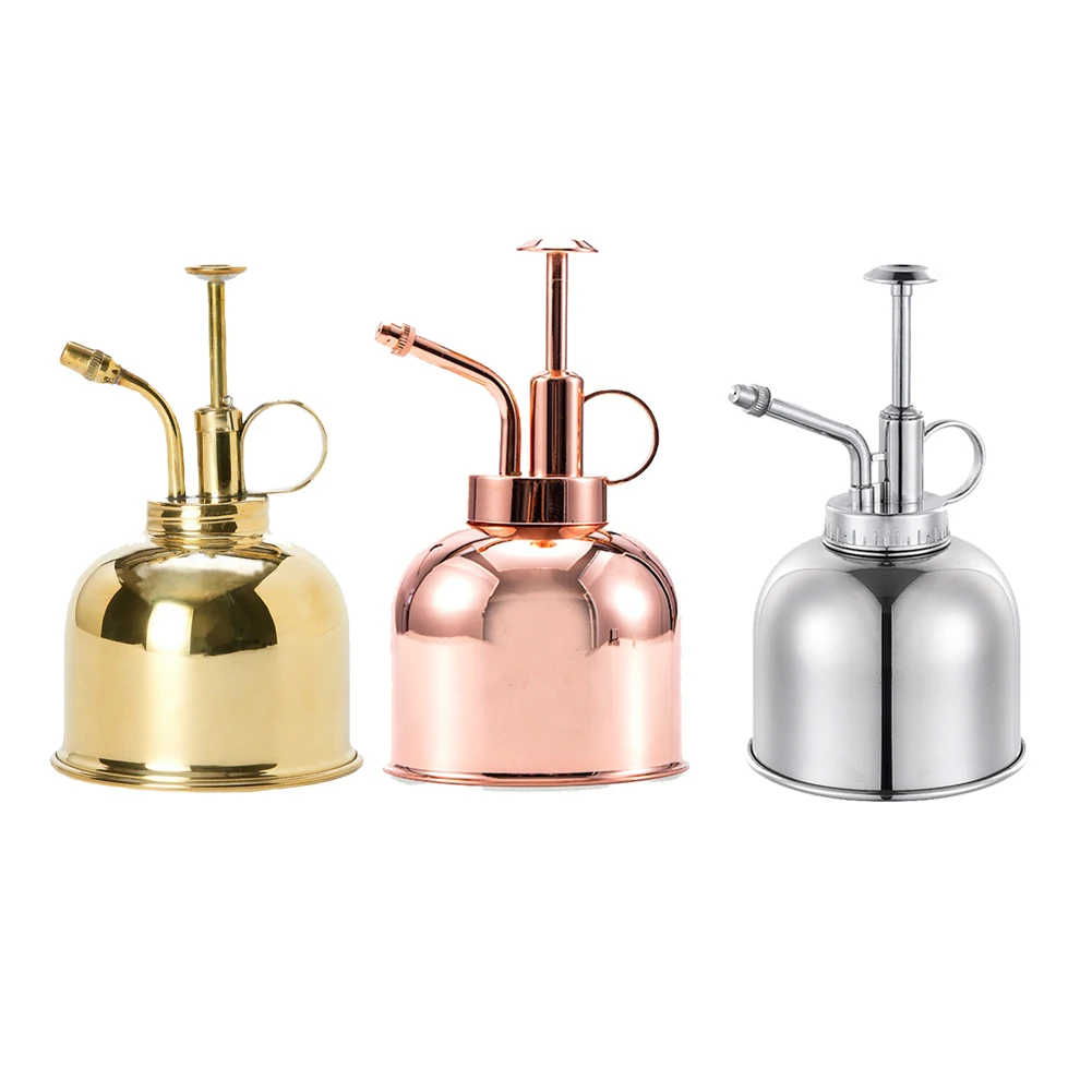 

Brass Watering Bottle Vintage Water Cans Sprayer Succulent Plants Gardening Spraying Bottle Nordic Watering Pot Garden Tool