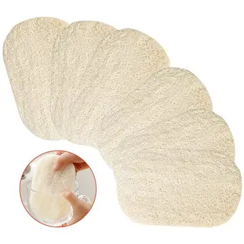 

Loofah Dishwashing Cloth Scrub Scouring Pad Loofah Dish Washing Brush Household Kitchen Oil-free Scrubber Cleaning Tool