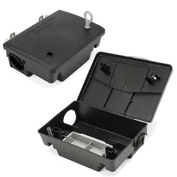 

Wall Hanging Rat Box Bait Station With Lock Plastic Mousetrap Mouse Rodent Bait Block Station Box Mouse Trap For Home Hotel