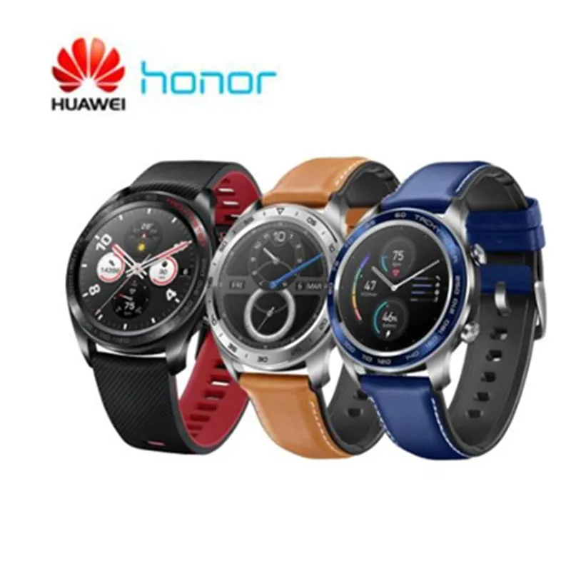 

Huawei Honor Watch Magic SmartWatch Heart Rate WaterProof Tracker Sleep Tracker Working NFC GPS Coach Amoled Color 1.2" outdoor