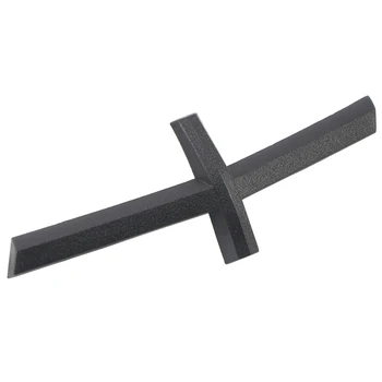 

For Chevy Chevrolet Camaro 2010-2013 Black Front Middle Cross Decoration Cover Trim Car Styling