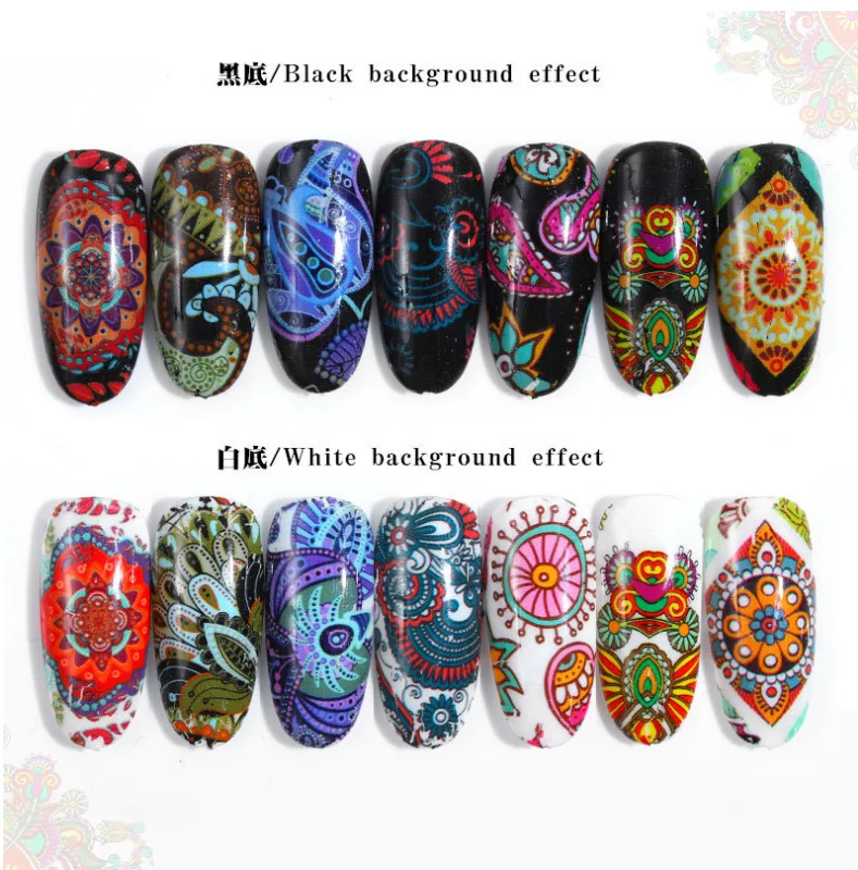 

Japan and South Korea manicure national style star sky transfer paper printing nail sticker national style manicure sticker