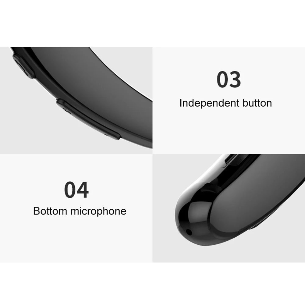 Костная проводимость гарнитура с регулировкой громкости беспроводной Bluetooth 4,2 спортивный стерео наушник для ноутбука планшета