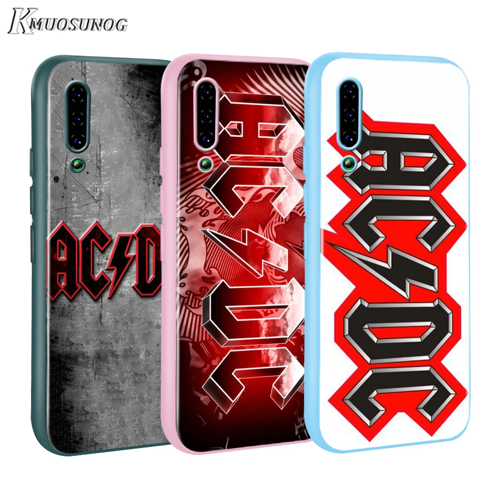 

AC DC poster music Baseus Candy Color Cover for Xiaomi Mi NOTE 10 9 8 Pro 9T SE A1 A2 A3 CC9 SE Lite F1 Phone Case