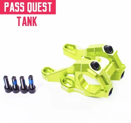 Pass Quest руля бака 31,8 мм для горного велосипеда, руля велосипеда DH FR ENDURO - Цвет: Green